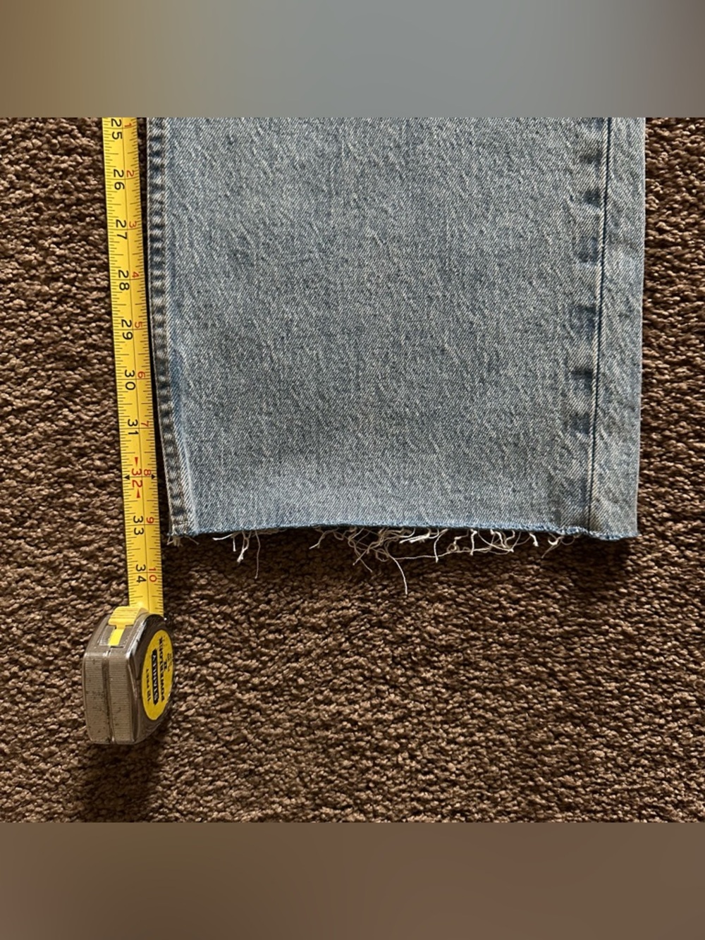 Abercrombie & Fitch Curve Love High Rise 90’s Relaxed Jeans - Medium // 28 LONG - Picture 5 of 14